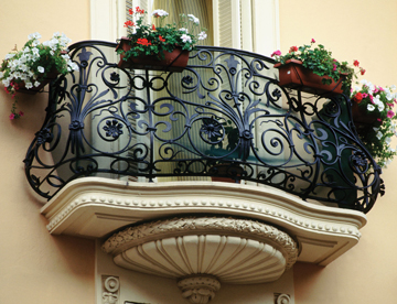 Перила для балкона, кованый балкон заказать Киев